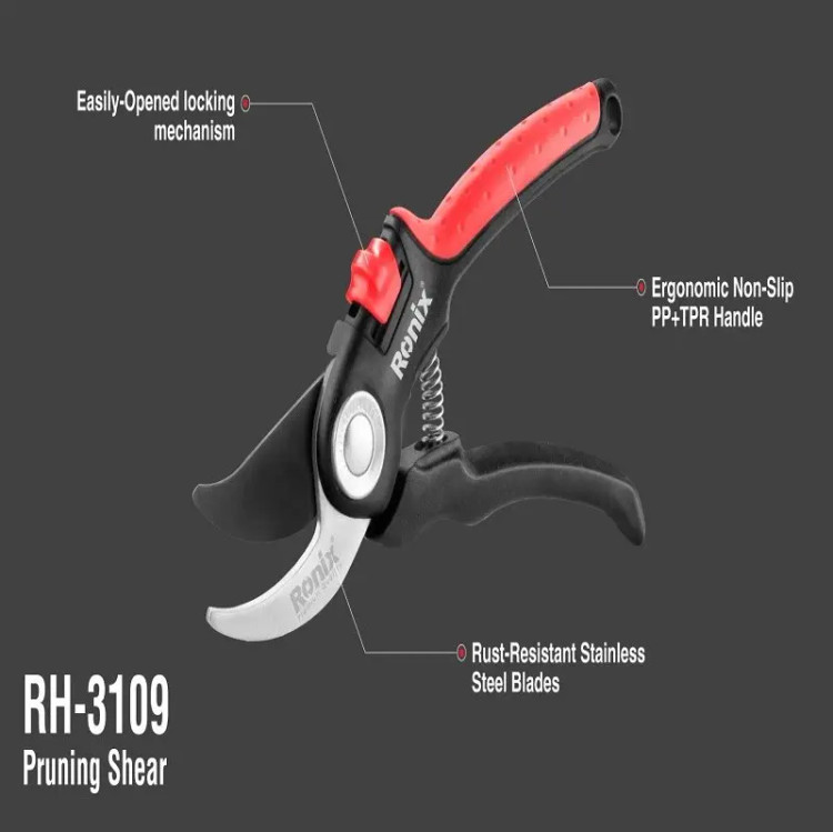 قیچی باغبانی مدل اسلایدی رونیکس کد RH-3109