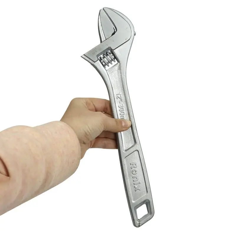 آچار فرانسه سایز 12 مدل کروم رونیکس کد RH-2433