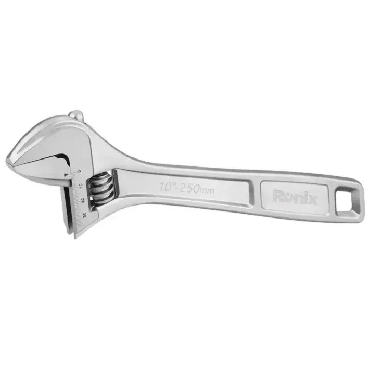آچار فرانسه سایز 10 مدل کروم رونیکس کد RH-2432
