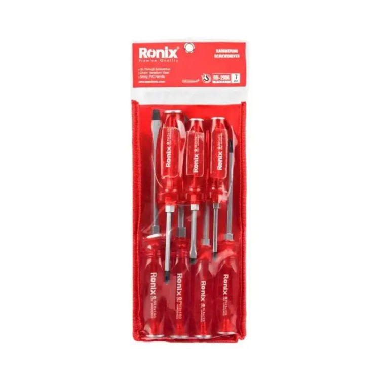 ست 7 عددی پیچ گوشتی ضربه خور رونیکس کد RH-2906