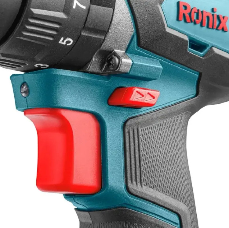 کیت دریل پیچ گوشتی چکشی شارژی 13 mm براش لس 20 ولت تاپ لاین رونیکس کد 8900k