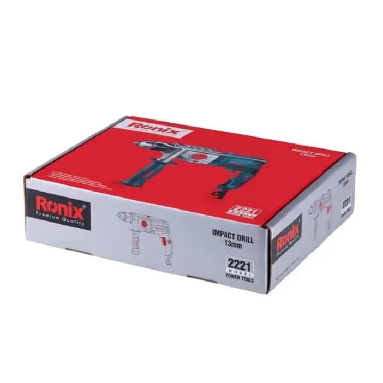 دریل برقی گیربکسی 13 میلی متری آچاری 1050 وات 3200 دور رونیکس کد 2221