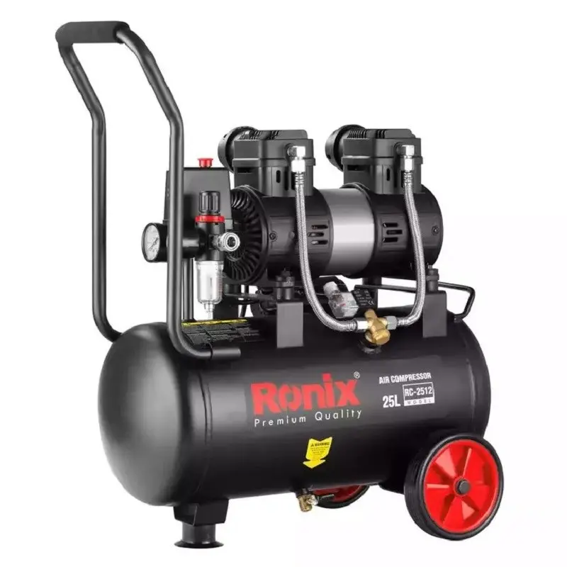 کمپرسور باد 25 لیتری بی صدا  رونیکس  کد  RC-2512