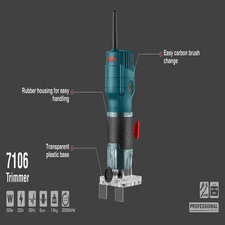 لبه گیر برقی 550 وات رونیکس کد 7106