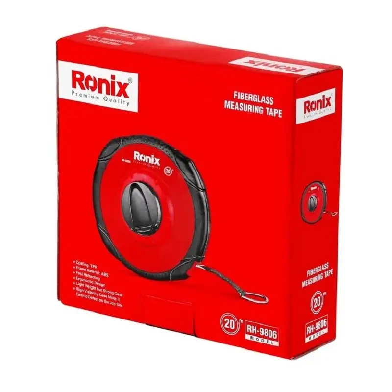 متر فایبرگلاس 20 متری رونیکس کد RH-9806