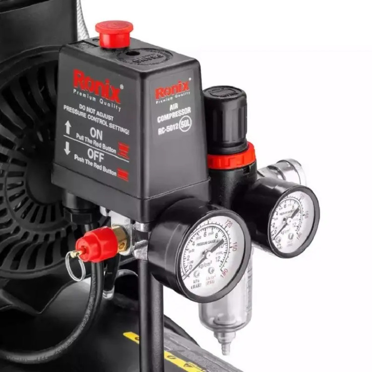 کمپرسور باد 50 لیتری بی صدا رونیکس کد RC-5012