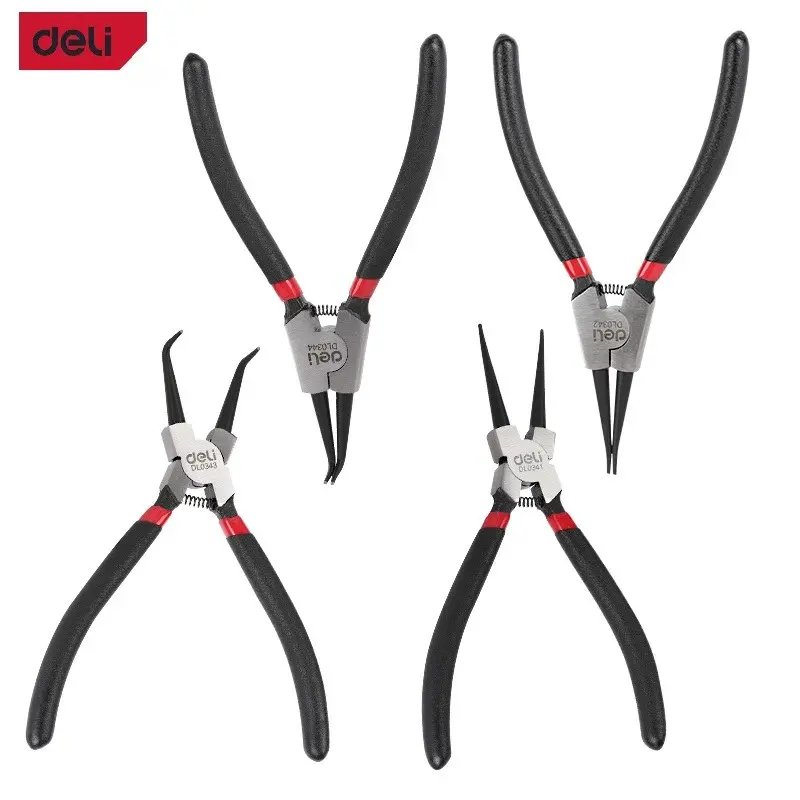 ست 4 عددی خار بازکن و خار جمع کن 7 اینچ (کیفی) DELI  کد DL104407