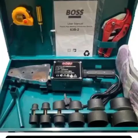 دستگاه اتو لوله با لوازم کامل باس BOSS مدل 63b2
