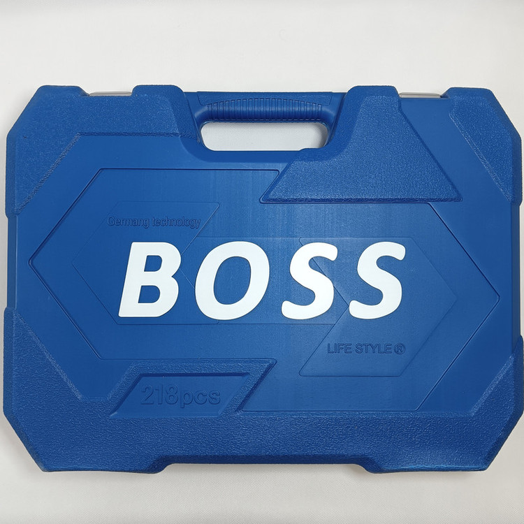 مجموعه 218 عددی آچار بکس باس مدل BS-218pcs-boss
