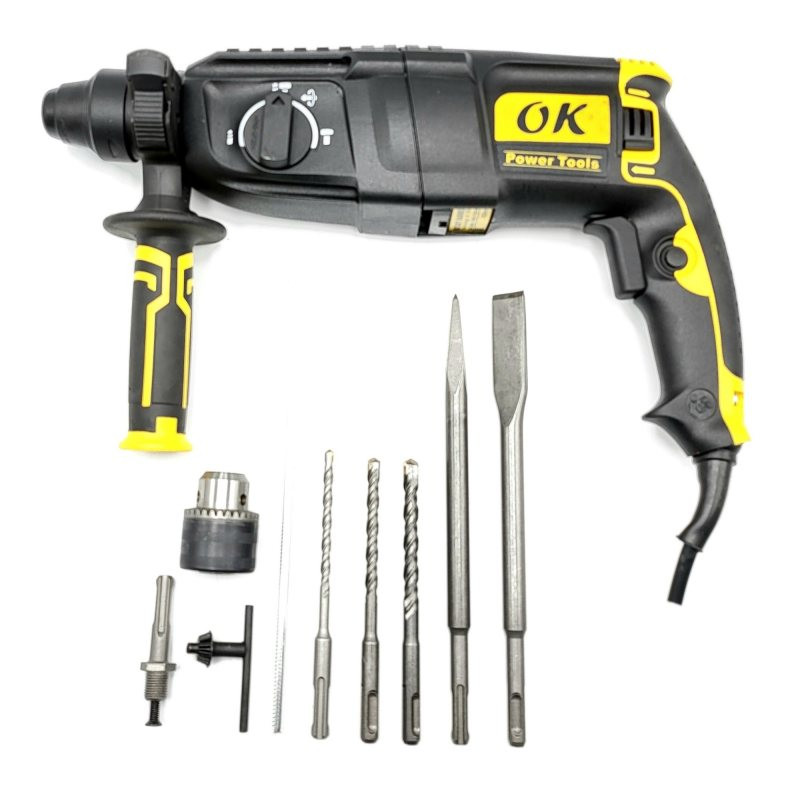 مجموعه 10 عددی دریل بتن کن اوکی مدل power tools