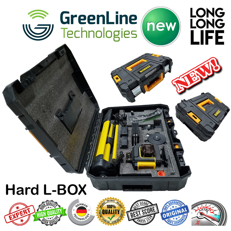 تراز لیزری مدل ترکیبی نور سبز کد 16Lines-BOX -360