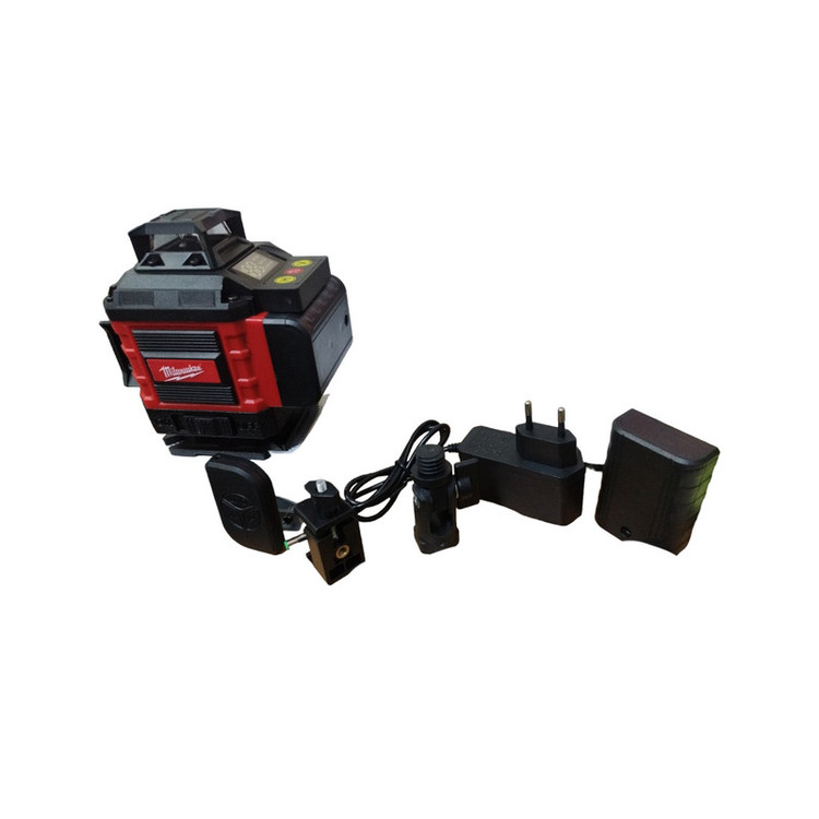 تراز لیزری میلواکی مدل 4 بعدی نور سبز کدHR3052 4D 16 Lines Box