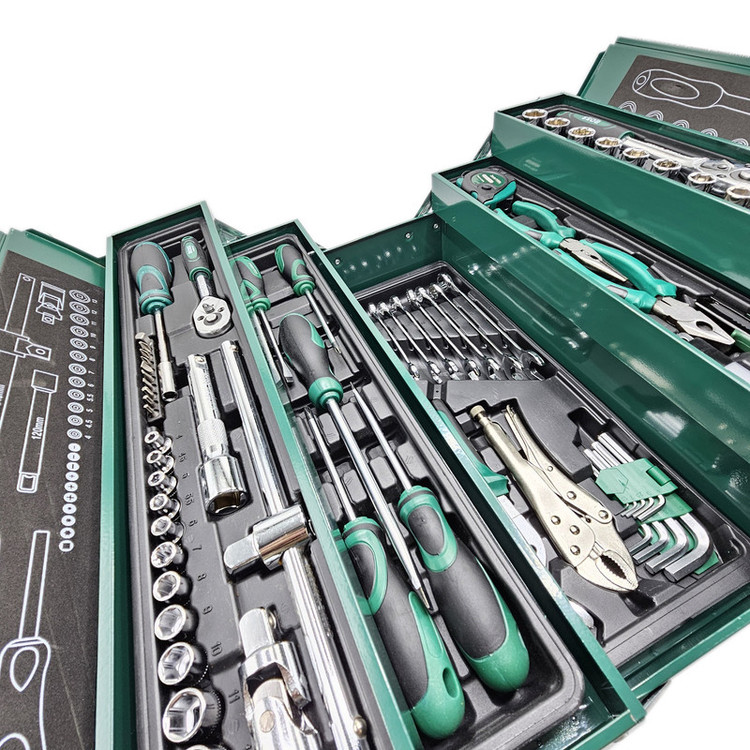 مجموعه 85 عددی ابزار صنعتی باس مدل 85PCS کد CR-V