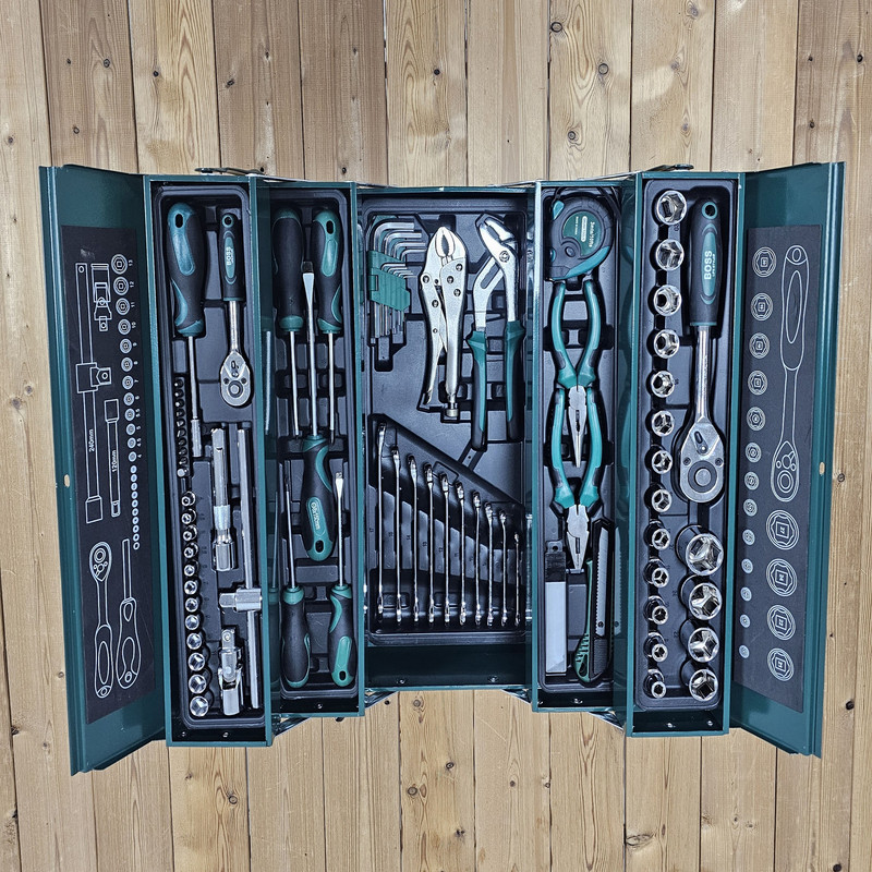 مجموعه 85 عددی ابزار صنعتی باس مدل 85PCS کد CR-V