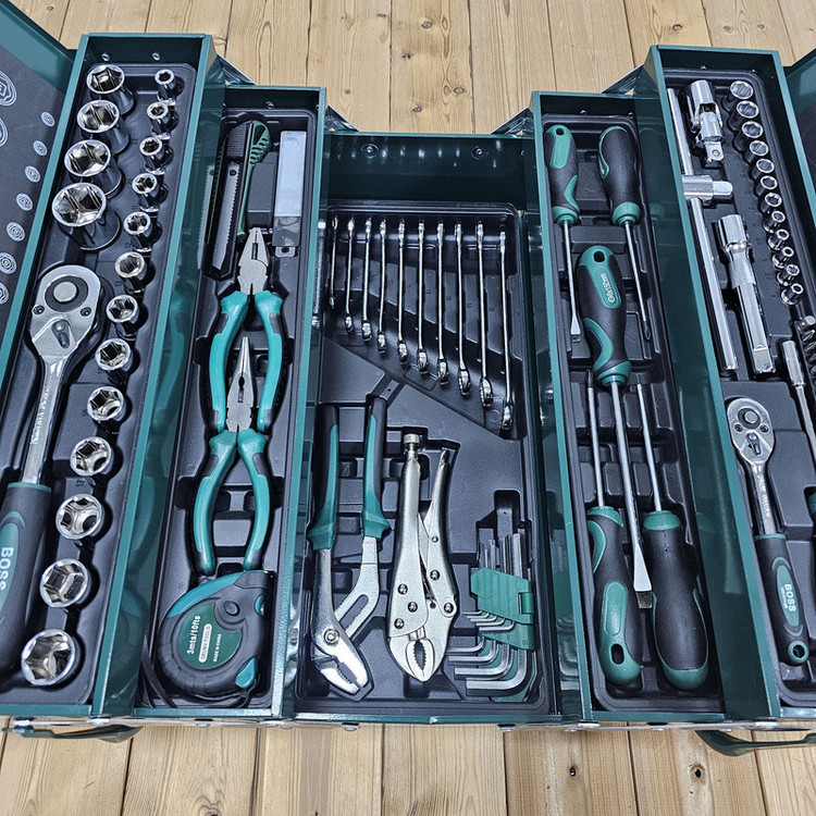 مجموعه 85 عددی ابزار صنعتی باس مدل 85PCS کد CR-V