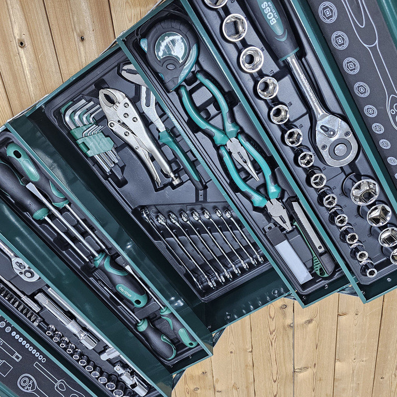 مجموعه 85 عددی ابزار صنعتی باس مدل 85PCS کد CR-V