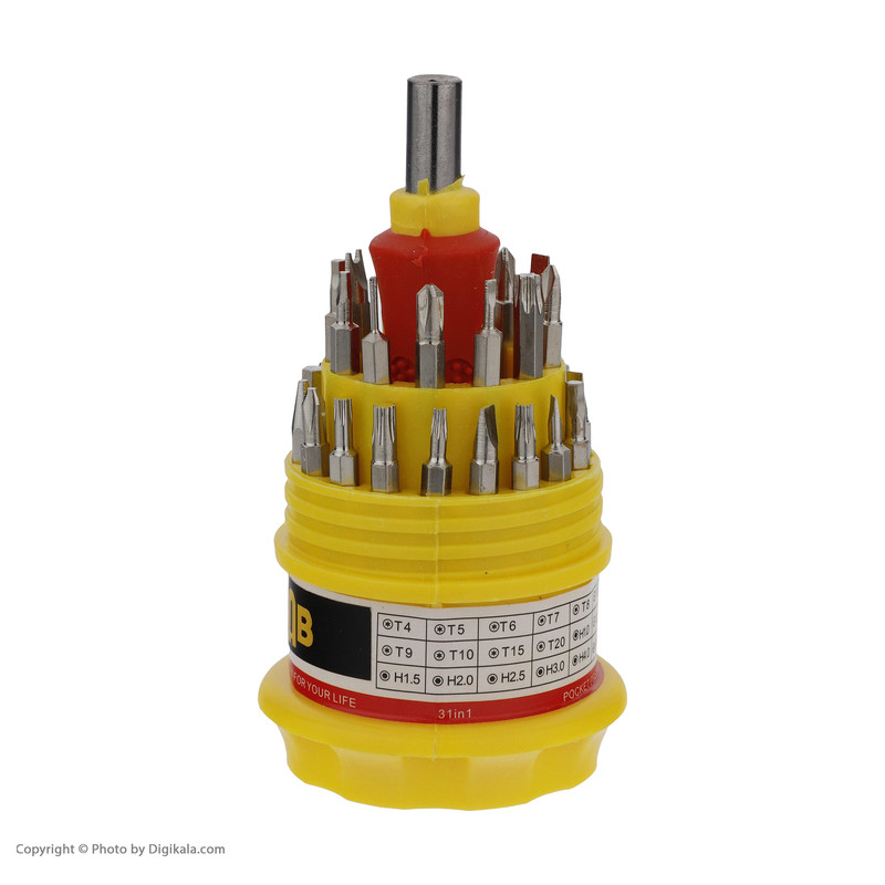 سری پیچ گوشتی جاب مدل JB-0033 مجموعه 33 عددی