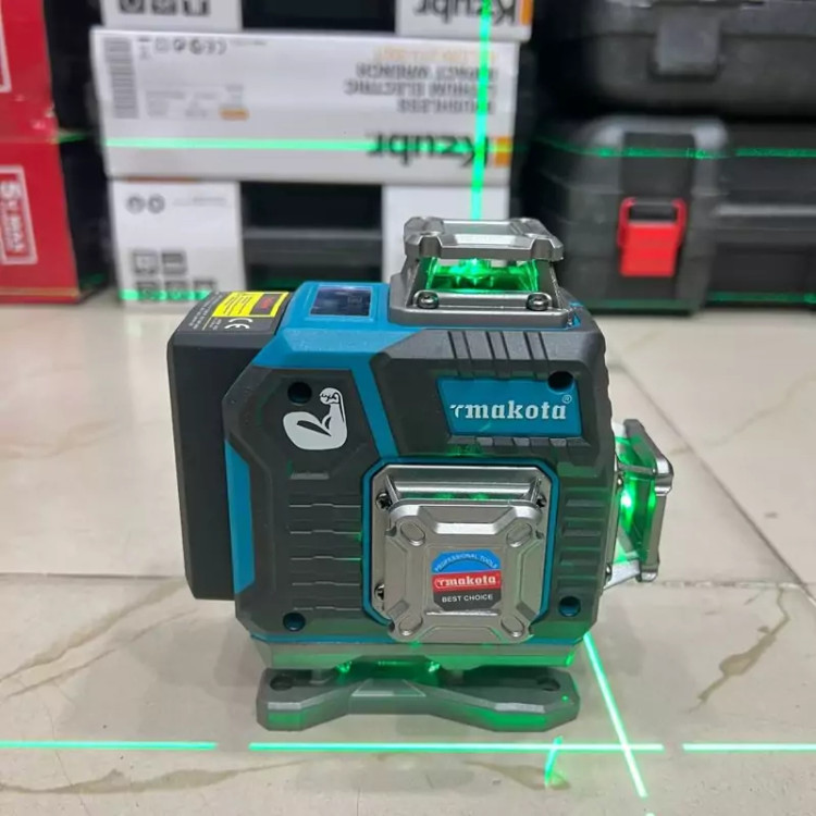 تراز لیزری ماکوتا 4 بعدی 16 لاین مدل TM4D21WF مشخصات 4 بعدی 16 لاین 360 درجه نور سبز