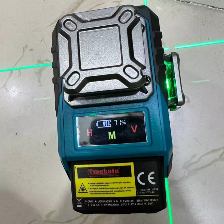 تراز لیزری ماکوتا 4 بعدی 16 لاین مدل TM4D21WF مشخصات 4 بعدی 16 لاین 360 درجه نور سبز