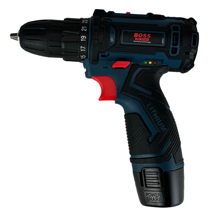 پیچ گوشتی شارژی باس مدل new-Li-ion 18v مجموعه 28 عددی