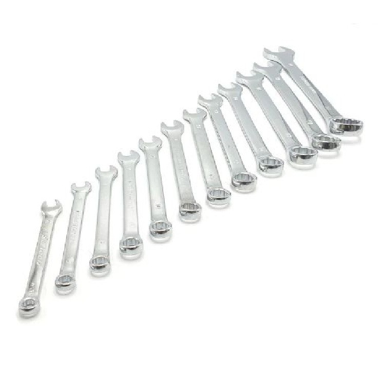 آچار یکسر تخت و یکسر رینگی اوکی مدل POWOLS کد 12 مجموعه 12 عددی
