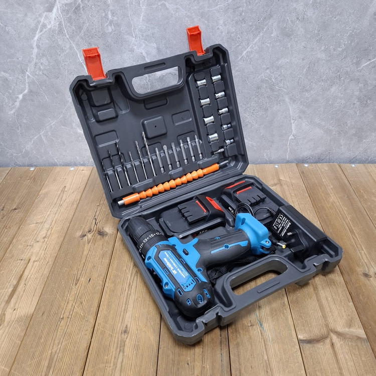 دریل چکشی شارژی صنعتی مسترز مدل 10MM مجموعه 28 عددی