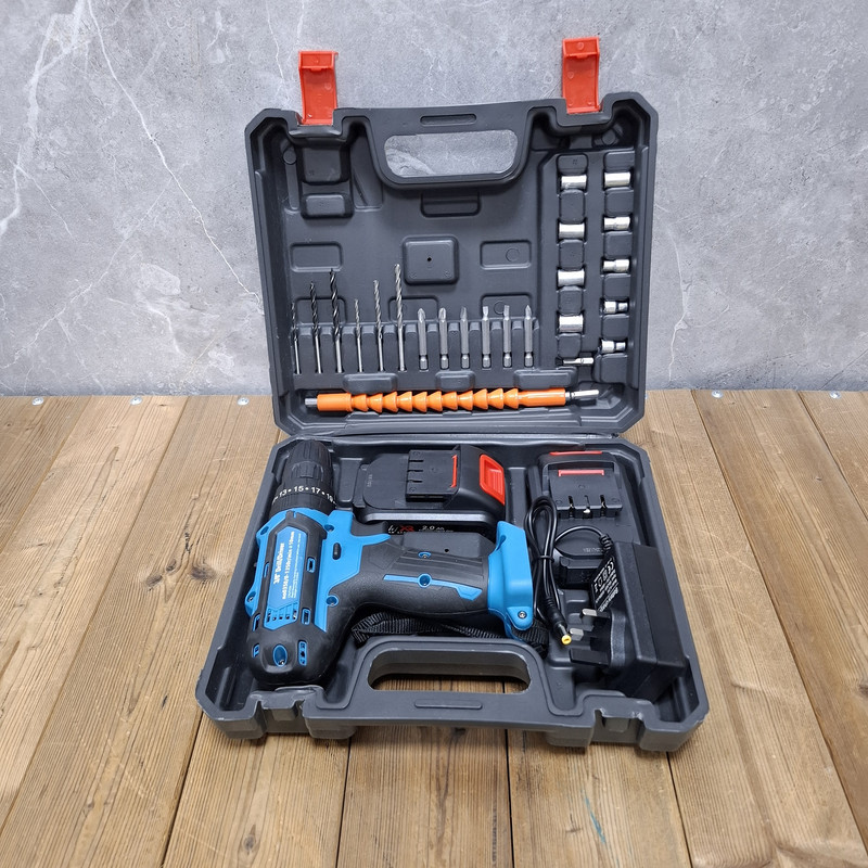 دریل چکشی شارژی صنعتی مسترز مدل 10MM مجموعه 28 عددی