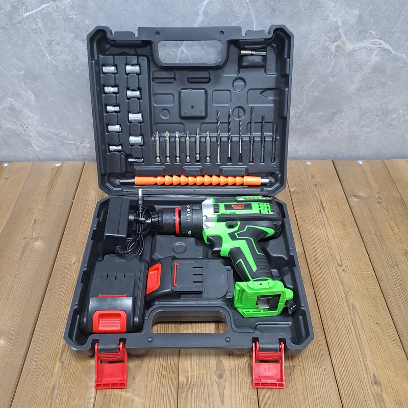 مجموعه 29 عددی دریل چکشی شارژی باس مدل 36VF MAX /LI _ ION کد2