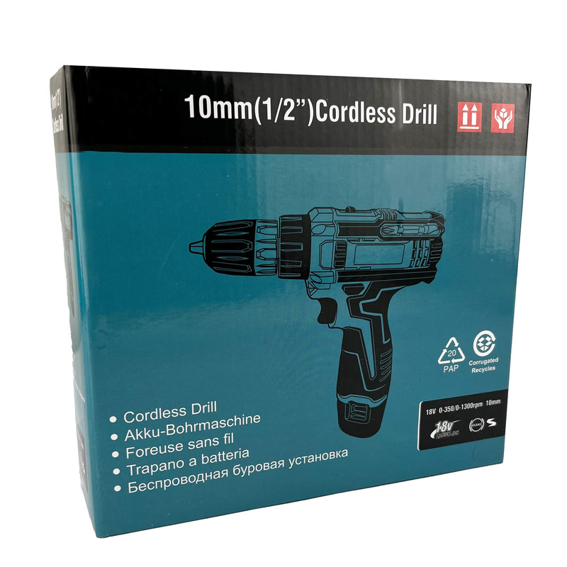 دریل پیچ گوشتی شارژری رویال مکس مدل RM-1801-1