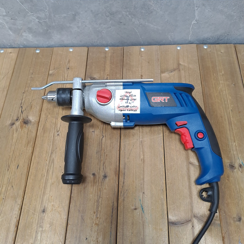 دریل چکشی صنعتی گیربکسی جی آر تی مدل 1050W