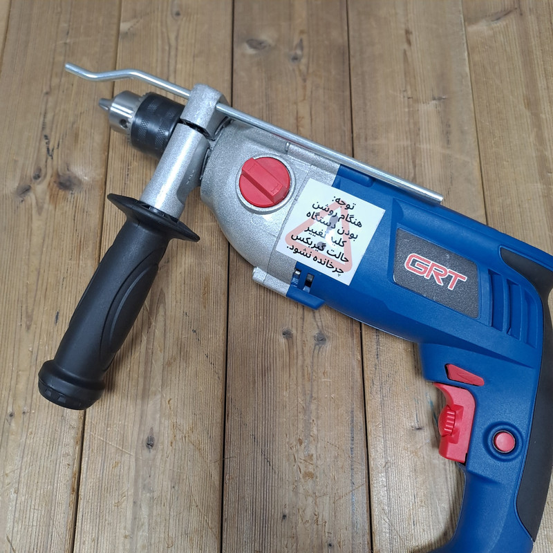 دریل چکشی صنعتی گیربکسی جی آر تی مدل 1050W