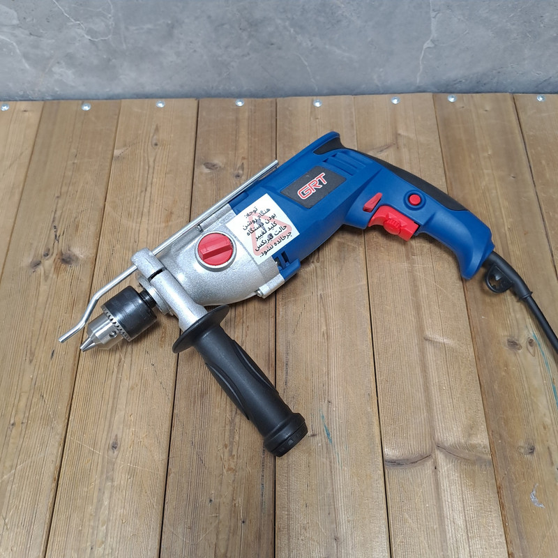 دریل چکشی صنعتی گیربکسی جی آر تی مدل 1050W