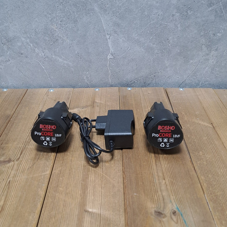 دریل پیچ گوشتی شارژی صنعتی بوشو مدل 18V مجموعه 28 عددی
