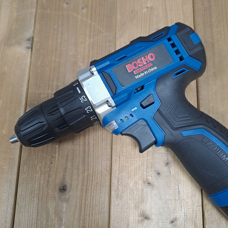 دریل پیچ گوشتی شارژی صنعتی بوشو مدل 18V مجموعه 28 عددی