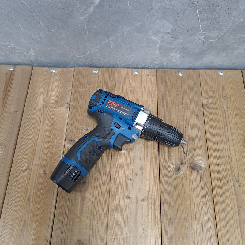 دریل پیچ گوشتی شارژی صنعتی بوشو مدل 18V مجموعه 28 عددی