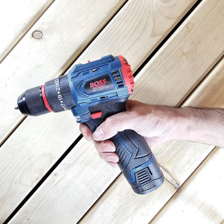 دریل چکشی شارژی باس مدل single battery-24V-brushless