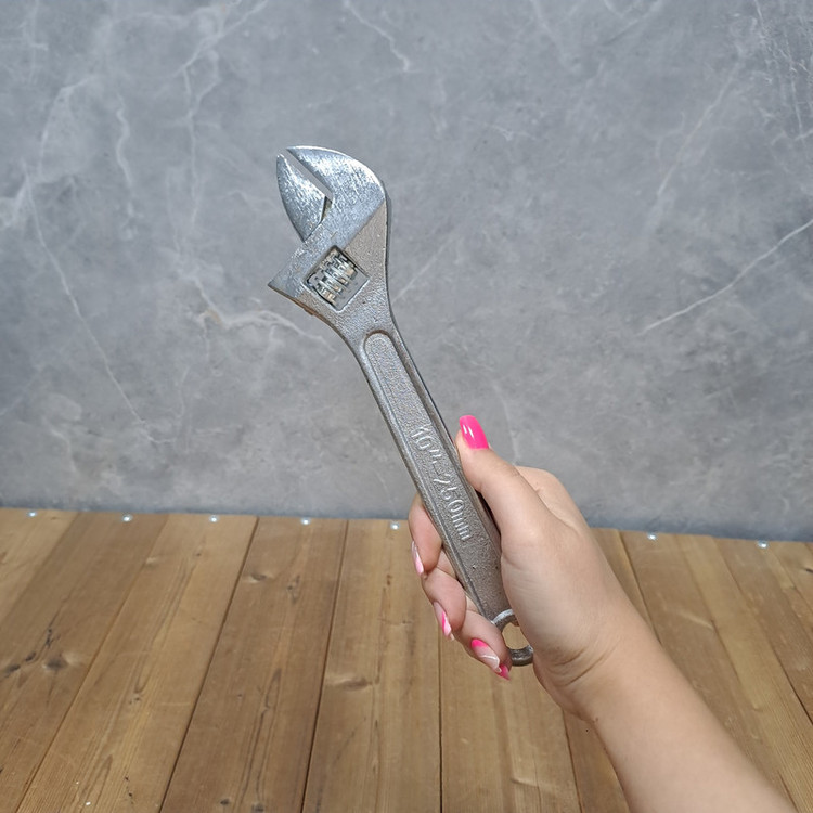 آچار فرانسه فرد مدل FORGED_STEEL سایز 10 میلی متر