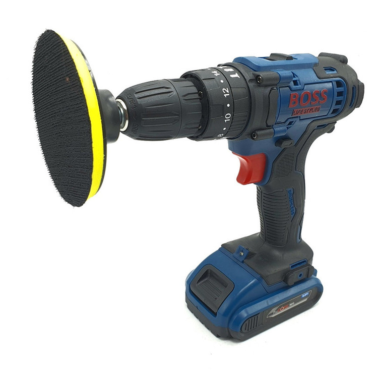 دریل پیچ گوشتی شارژی چکشی باس مدل CORDLESS_DRILL مجموعه 28 عددی