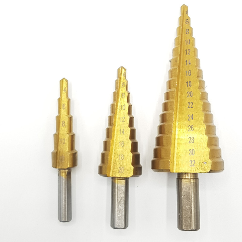 مته کاجی اوکی مدل HSS مجموعه 3 عددی