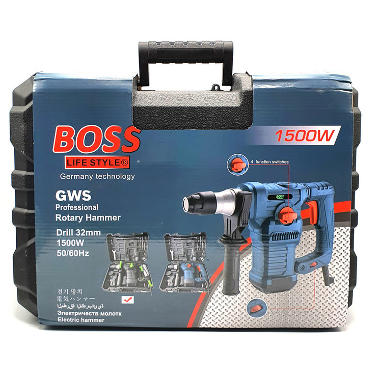 مجموعه 8 عددی دریل بتن کن صنعتی باس مدل Bs-32S1