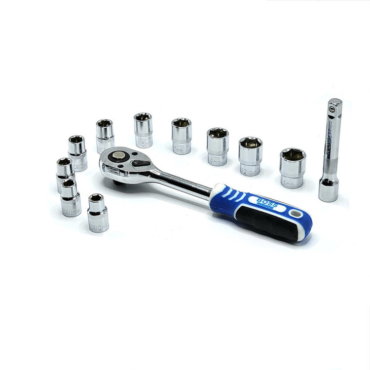 آچار بکس باس مدل BS123ST160_4 کد Germany technology مجموعه 12 عددی