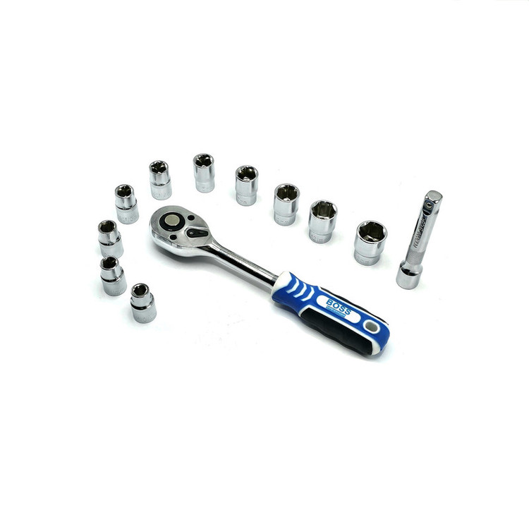 آچار بکس باس مدل BS123ST160_4 کد Germany technology مجموعه 12 عددی