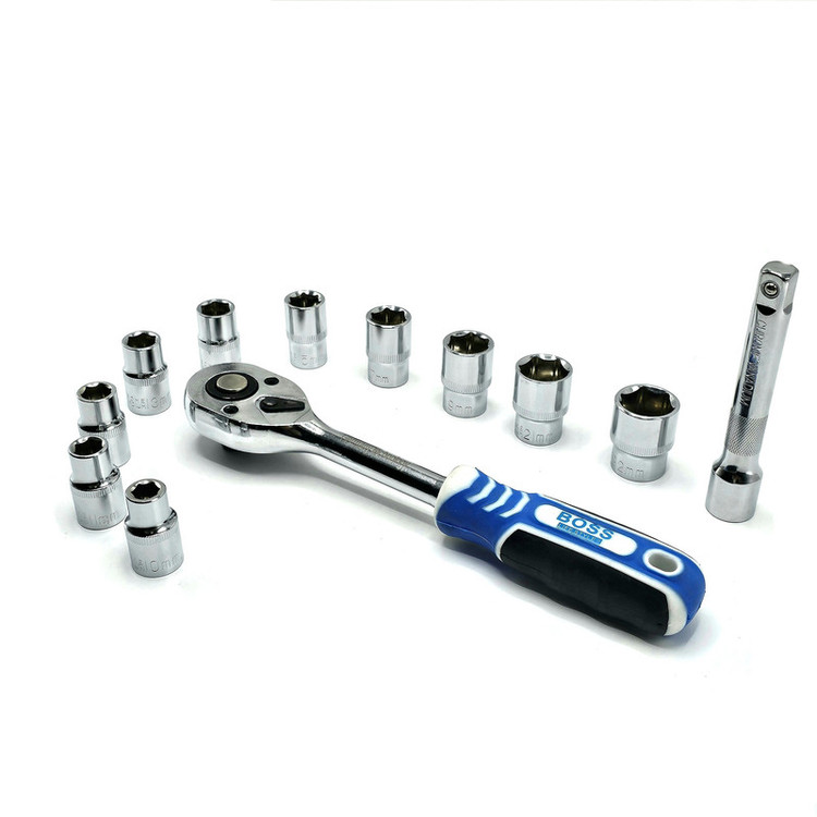 آچار بکس باس مدل BS123ST160_4 کد Germany technology مجموعه 12 عددی