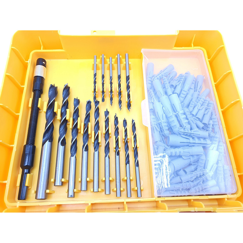 مته و سری پیچ گوشتی اوکی مدل 204-PCS مجموعه 204 عددی