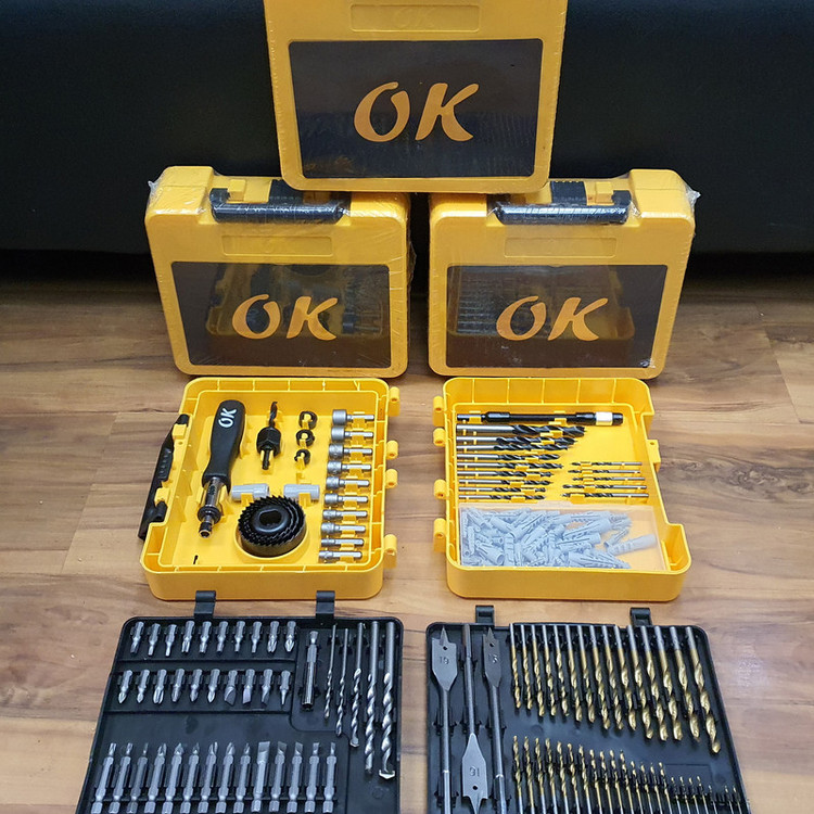 مته و سری پیچ گوشتی اوکی مدل 204-PCS مجموعه 204 عددی