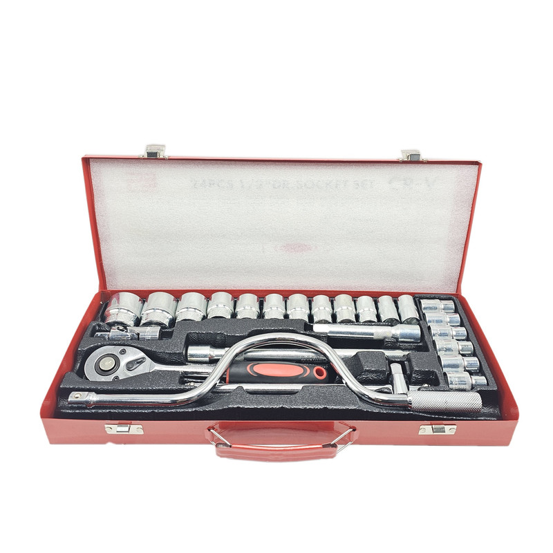 آچار بکس باس مدل CHROME_VANADIUM مجموعه 24 عددی