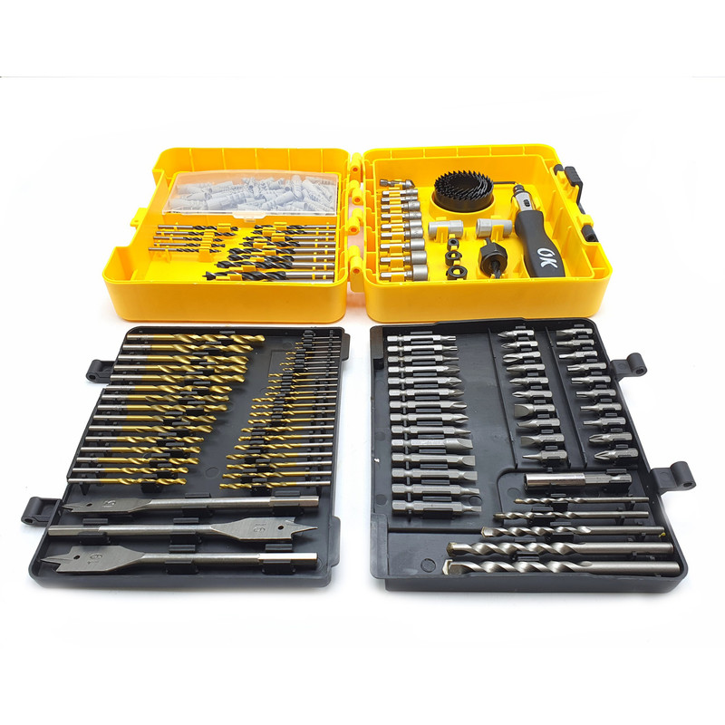 مته و سری پیچ گوشتی اوکی مدل 204-PCS مجموعه 204 عددی