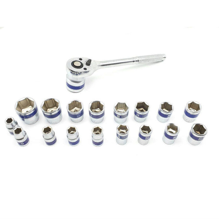 جعبه آچار بکس کد CHROME_VANADIUM مجموعه 24 عددی