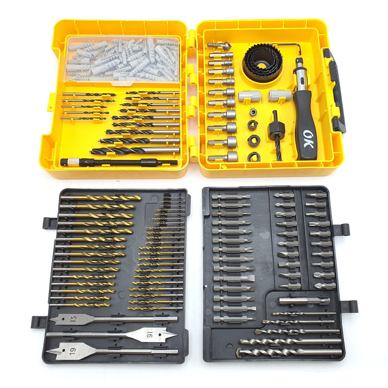 مته و سری پیچ گوشتی اوکی مدل OK-204SET مجموعه 204 عددی