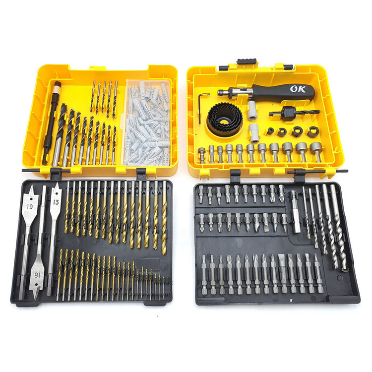 مته و سری پیچ گوشتی اوکی مدل OK-204SET مجموعه 204 عددی